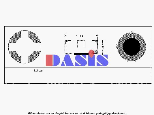 AKS DASIS Sulgurkate, jahutusvedeliku mahuti 751651N